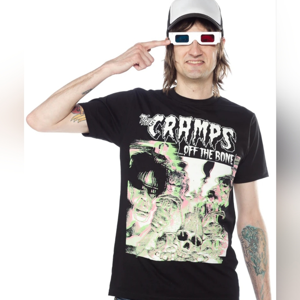 The Cramps Off The Bone 3D tshirt with glasses
